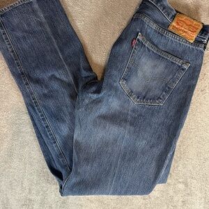 Levi's Blue Straight Jeans Classic Style